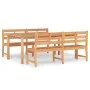 Juego de comedor para jardín 3 pzas madera maciza de teca de vidaXL, Conjuntos de jardín - Ref: Foro24-3157202, Precio: 1,00 ...