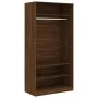Plywood wardrobe in brown oak color, 100x50x200 cm by vidaXL, Wardrobes - Ref: Foro24-826616, Price: 176,36 €, Discount: %