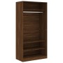 Sperrholzschrank braune Eiche Farbe 100x50x200 cm von vidaXL, Kleiderschränke - Ref: Foro24-826616, Preis: 169,85 €, Rabatt: %