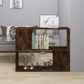 Regal/Raumteiler aus geräucherter Eiche, 80 x 24 x 63 cm von vidaXL, TV-Möbel - Ref: Foro24-826644, Preis: 35,30 €, Rabatt: %