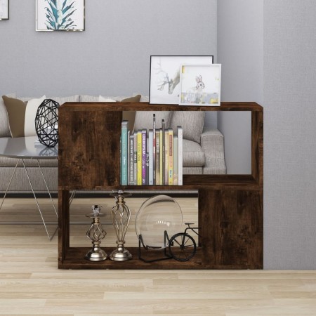 Regal/Raumteiler aus geräucherter Eiche, 80 x 24 x 63 cm von vidaXL, TV-Möbel - Ref: Foro24-826644, Preis: 32,84 €, Rabatt: %