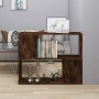 Estantería/divisor de espacios color roble ahumado 80x24x63 cm de vidaXL, Muebles TV - Ref: Foro24-826644, Precio: 32,84 €, D...