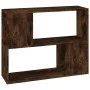 Regal/Raumteiler aus geräucherter Eiche, 80 x 24 x 63 cm von vidaXL, TV-Möbel - Ref: Foro24-826644, Preis: 35,30 €, Rabatt: %