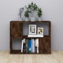 Regal/Raumteiler aus geräucherter Eiche, 80 x 24 x 63 cm von vidaXL, TV-Möbel - Ref: Foro24-826644, Preis: 32,84 €, Rabatt: %