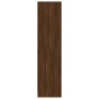 Armario madera contrachapada color roble marrón 100x50x200 cm
