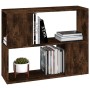 Regal/Raumteiler aus geräucherter Eiche, 80 x 24 x 63 cm von vidaXL, TV-Möbel - Ref: Foro24-826644, Preis: 32,84 €, Rabatt: %
