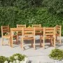 Juego de comedor de jardín 7 piezas madera maciza de teca de vidaXL, Conjuntos de jardín - Ref: Foro24-3157191, Precio: 822,9...