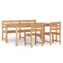 Garten-Essgruppe 4-teilig aus massivem Teakholz von vidaXL, Gartensets - Ref: Foro24-3157203, Preis: 837,40 €, Rabatt: %