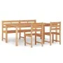 Garten-Essgruppe 4-teilig aus massivem Teakholz von vidaXL, Gartensets - Ref: Foro24-3157203, Preis: 822,32 €, Rabatt: %