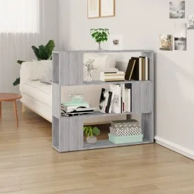 Regal/Raumteiler in Sonoma-Grau, 100 x 24 x 94 cm von vidaXL, Bücherregale und Regale - Ref: Foro24-826648, Preis: 53,30 €, R...