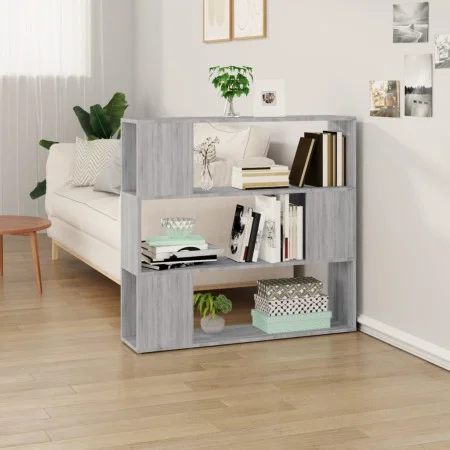 Estantería/divisor de espacios gris Sonoma 100x24x94 cm de vidaXL, Librerías y estanterías - Ref: Foro24-826648, Precio: 53,3...