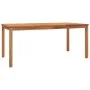 Garden dining set 7 pieces solid teak wood by vidaXL, Garden sets - Ref: Foro24-3157189, Price: 743,35 €, Discount: %