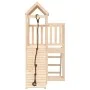 Playhouse with climbing wall solid pine wood by vidaXL, Swings and play structures - Ref: Foro24-3155831, Price: 290,80 €, Di...