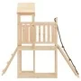 Playhouse with climbing wall solid pine wood by vidaXL, Swings and play structures - Ref: Foro24-3155831, Price: 290,80 €, Di...