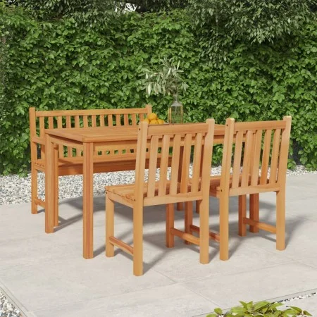 Garden dining set 4 pieces solid teak wood by vidaXL, Garden sets - Ref: Foro24-3157151, Price: 613,57 €, Discount: %
