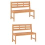 4-teilige Garten-Essgarnitur aus massivem Teakholz von vidaXL, Gartensets - Ref: Foro24-3157197, Preis: 598,08 €, Rabatt: %