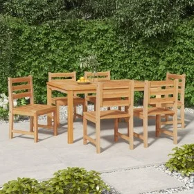 Garden chairs 6 units solid teak wood by vidaXL, Garden chairs - Ref: Foro24-3157175, Price: 491,11 €, Discount: %