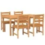 5-teiliges Garten-Essset aus massivem Teakholz von vidaXL, Gartensets - Ref: Foro24-3157185, Preis: 573,18 €, Rabatt: %