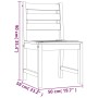 Gartenstühle 6 Einheiten aus massivem Teakholz von vidaXL, Gartenstühle - Ref: Foro24-3157175, Preis: 498,16 €, Rabatt: %