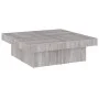 Sonoma-Couchtisch aus grauem Sperrholz, 90 x 90 x 28 cm von vidaXL, Couchtisch - Ref: Foro24-826636, Preis: 70,56 €, Rabatt: %