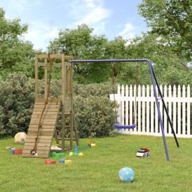 Spielplatz im Freien aus imprägniertem Kiefernholz von vidaXL, Schaukeln und Spielgeräte - Ref: Foro24-3155920, Preis: 294,62...