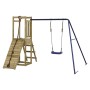 Spielplatz im Freien aus imprägniertem Kiefernholz von vidaXL, Schaukeln und Spielgeräte - Ref: Foro24-3155920, Preis: 294,77...