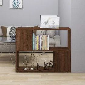 Regal/Raumteiler aus brauner Eiche, 80 x 24 x 63 cm von vidaXL, TV-Möbel - Ref: Foro24-826646, Preis: 38,09 €, Rabatt: %