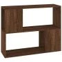 Estantería/divisor de espacios color roble marrón 80x24x63 cm de vidaXL, Muebles TV - Ref: Foro24-826646, Precio: 38,09 €, De...