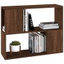 Regal/Raumteiler aus brauner Eiche, 80 x 24 x 63 cm von vidaXL, TV-Möbel - Ref: Foro24-826646, Preis: 33,87 €, Rabatt: %