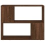 Regal/Raumteiler aus brauner Eiche, 80 x 24 x 63 cm von vidaXL, TV-Möbel - Ref: Foro24-826646, Preis: 33,87 €, Rabatt: %