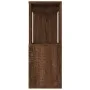Estantería/divisor de espacios color roble marrón 80x24x63 cm de vidaXL, Muebles TV - Ref: Foro24-826646, Precio: 38,09 €, De...