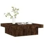 Couchtisch aus geräuchertem Eichensperrholz 90x90x28 cm von vidaXL, Couchtisch - Ref: Foro24-826635, Preis: 74,60 €, Rabatt: %