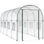 Invernadero PVC acero pintado polvo transparente 160x400x190cm de vidaXL, Invernaderos - Ref: Foro24-317247, Precio: 108,54 €...