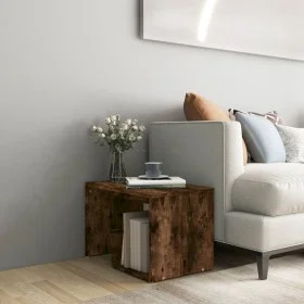 Smoked oak plywood side table 59x36x38 cm by vidaXL, Side tables - Ref: Foro24-826632, Price: 30,09 €, Discount: %