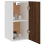 Oak brown engineered wood hanging cabinet 29.5x31x60cm by vidaXL, Kitchen cabinets - Ref: Foro24-826622, Price: 34,27 €, Disc...