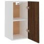Oak brown engineered wood hanging cabinet 29.5x31x60cm by vidaXL, Kitchen cabinets - Ref: Foro24-826622, Price: 34,27 €, Disc...