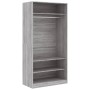 Kleiderschrank aus Sperrholz in Sonoma-Grau, 100 x 50 x 200 cm von vidaXL, Kleiderschränke - Ref: Foro24-826615, Preis: 187,6...