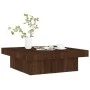 Couchtisch aus braunem Eichensperrholz 90x90x28 cm von vidaXL, Couchtisch - Ref: Foro24-826637, Preis: 81,74 €, Rabatt: %