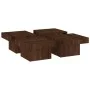 Couchtisch aus braunem Eichensperrholz 90x90x28 cm von vidaXL, Couchtisch - Ref: Foro24-826637, Preis: 81,74 €, Rabatt: %