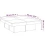 Couchtisch aus braunem Eichensperrholz 90x90x28 cm von vidaXL, Couchtisch - Ref: Foro24-826637, Preis: 81,74 €, Rabatt: %