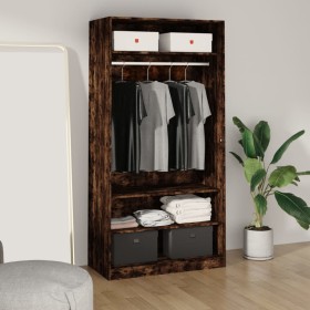 Sperrholzschrank Räuchereiche Farbe 100x50x200 cm von vidaXL, Kleiderschränke - Ref: Foro24-826614, Preis: 182,94 €, Rabatt: %