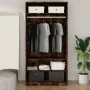 Plywood wardrobe in smoked oak color, 100x50x200 cm by vidaXL, Wardrobes - Ref: Foro24-826614, Price: 176,62 €, Discount: %