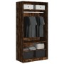 Sperrholzschrank Räuchereiche Farbe 100x50x200 cm von vidaXL, Kleiderschränke - Ref: Foro24-826614, Preis: 182,94 €, Rabatt: %