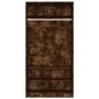 Plywood wardrobe in smoked oak color, 100x50x200 cm by vidaXL, Wardrobes - Ref: Foro24-826614, Price: 176,62 €, Discount: %