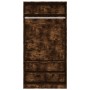 Sperrholzschrank Räuchereiche Farbe 100x50x200 cm von vidaXL, Kleiderschränke - Ref: Foro24-826614, Preis: 182,94 €, Rabatt: %