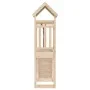 Solid pine wood playhouse with climbing wall by vidaXL, Swings and play structures - Ref: Foro24-3155963, Price: 215,22 €, Di...