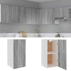 Sonoma Hängeschrank aus grauem Holzwerkstoff 29,5x31x60 cm von vidaXL, Küchenschränke - Ref: Foro24-826621, Preis: 41,30 €, R...