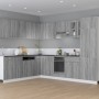 Hanging wardrobe in gray Sonoma wood engineering, 29.5x31x60 cm by vidaXL, Kitchen cabinets - Ref: Foro24-826621, Price: 41,9...