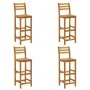 Garden table and 5-piece high stools set made of solid acacia wood. by vidaXL, Garden sets - Ref: Foro24-3154383, Price: 343,...