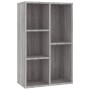 Regal aus grauem Sonoma-Sperrholz 50x25x80cm von vidaXL, Bücherregale und Regale - Ref: Foro24-826612, Preis: 43,03 €, Rabatt: %